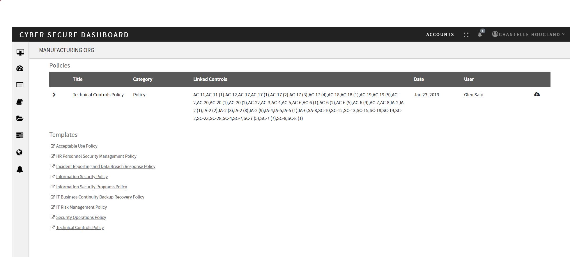Policy Creation Using Templates CYBER SECURE DASHBOARD Policy Creation Using Templates CYBER SECURE DASHBOARD